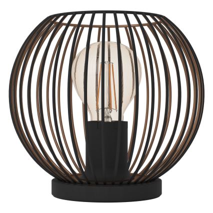 Eglo - Stolní lampa 1xE27/60W/230V černá