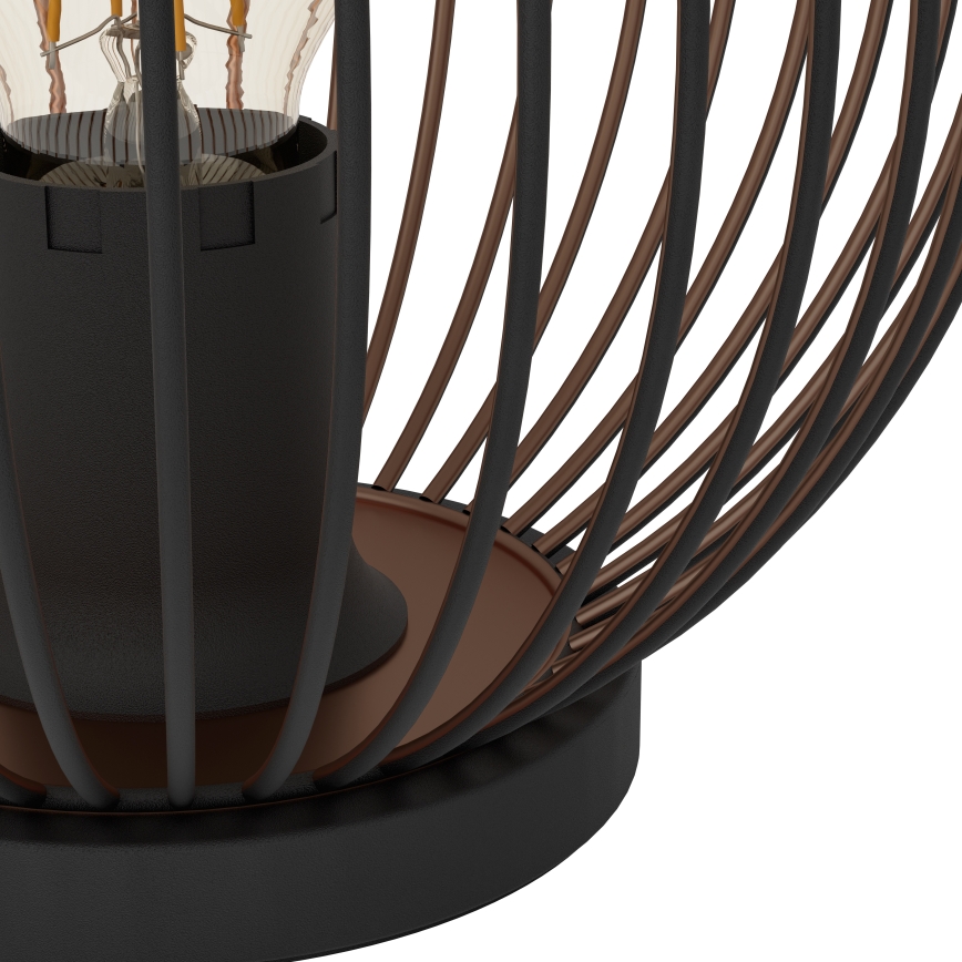 Eglo - Stolní lampa 1xE27/60W/230V černá