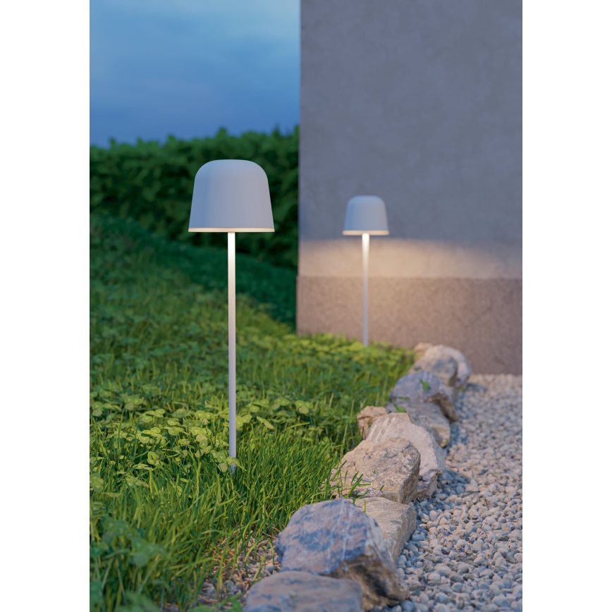 Eglo - LED Stmívatelná venkovní dotyková nabíjecí stolní lampa LED/1,8W/5V 2500/3000/4000K 2500 mAh IP54 šedá