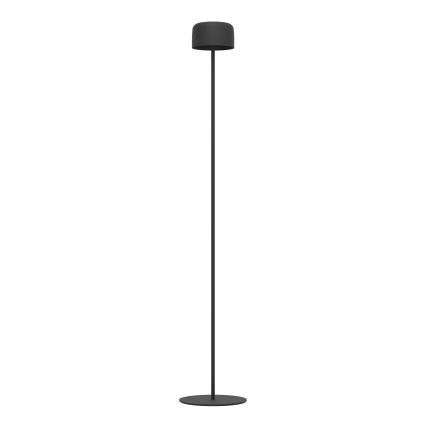 Eglo - LED Solární nabíjecí dotyková stojací lampa LED/2,8W/3,7V 1800 mAh IP44 černá