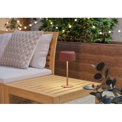 Eglo - LED Solární nabíjecí dotyková stolní lampa LED/2,8W/3,7V 1800 mAh IP44 oranžová