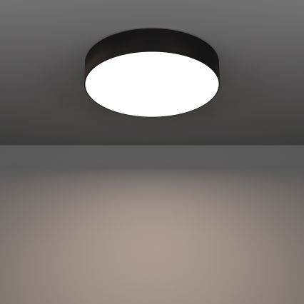 Eglo - LED RGBW Stmívatelné stropní svítidlo LED/15W/230V 2700-6500K pr. 39 cm černá