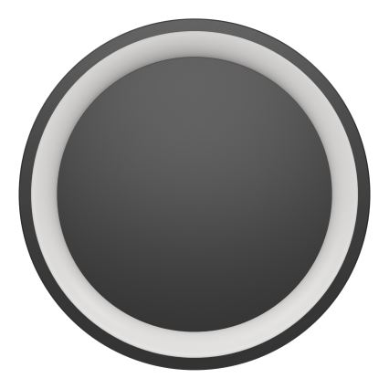 Eglo - LED RGBW Stmívatelné stropní svítidlo LED/19,6W/230V 2700-6500K pr. 35 cm černá