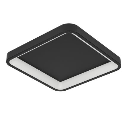 Eglo - LED RGBW Stmívatelné stropní svítidlo LED/20W/230V 2700-6500K 35x35 cm černá