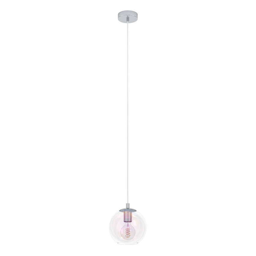 Eglo - Lustr na lanku 1xE27/60W/230V lesklý chrom