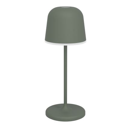 Eglo - LED Stmívatelná venkovní dotyková nabíjecí stolní lampa LED/1,8W/5V 2500/3000/4000K 2500 mAh IP54 zelená