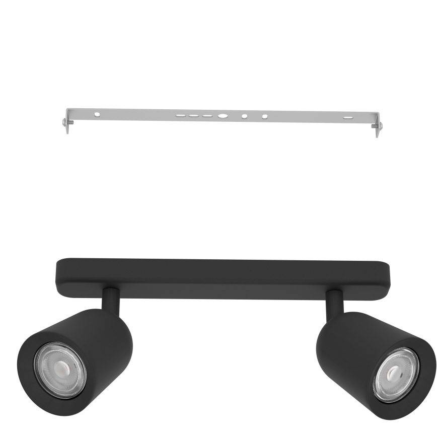 Eglo - Bodové svítidlo 2xGU10/10W/230V černá