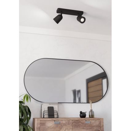 Eglo - Bodové svítidlo 2xGU10/10W/230V černá