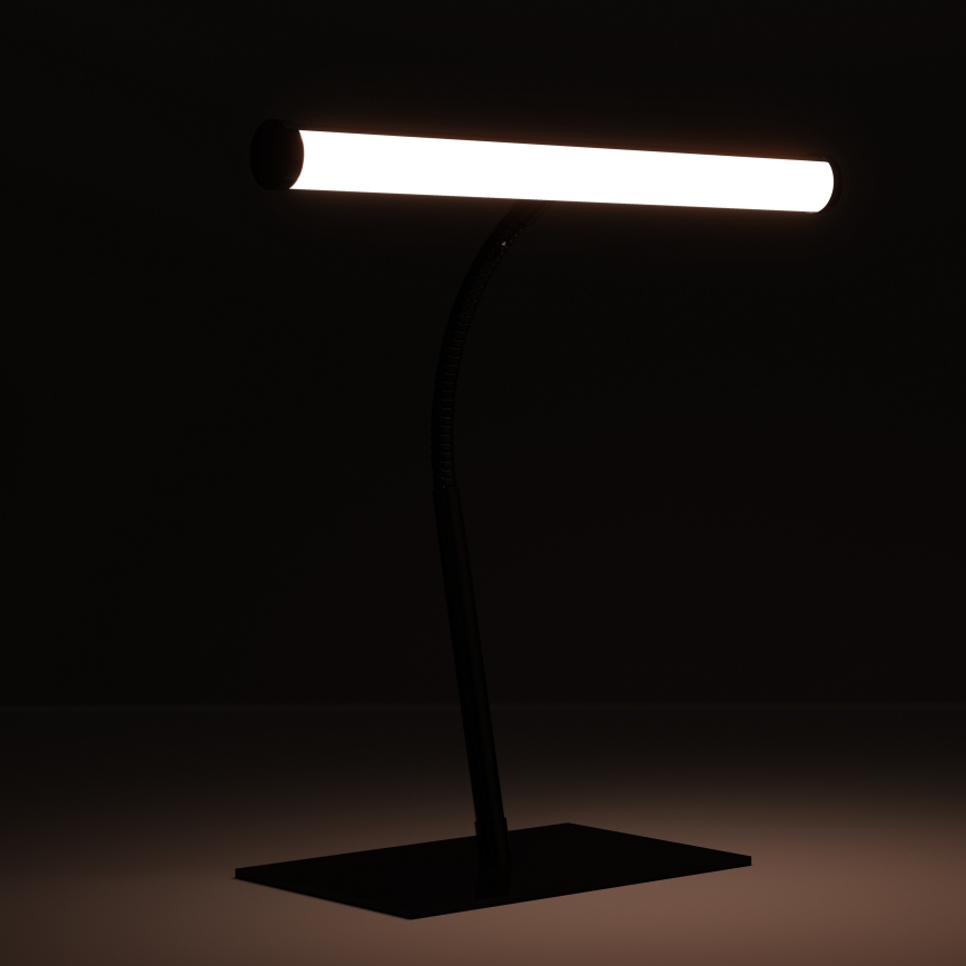 Eglo - LED Stmívatelná dotyková stolní lampa LED/5W/230V 2700/4000/6500K černý chrom