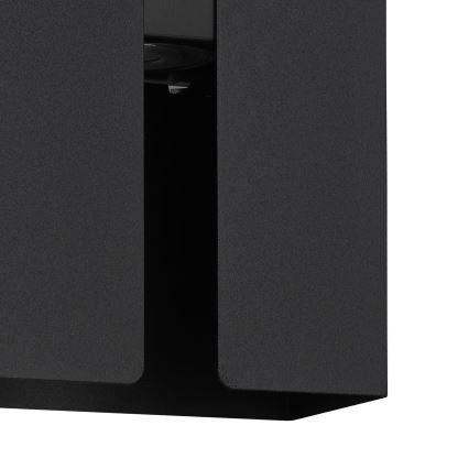 Eglo - LED Venkovní nástěnné svítidlo 2xLED/4W/230V 2700/4000/6000K. IP44 černá