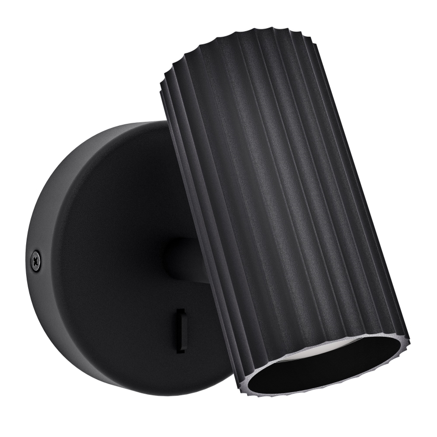 Eglo - Nástěnné bodové svítidlo 1xGU10/5W/230V černá