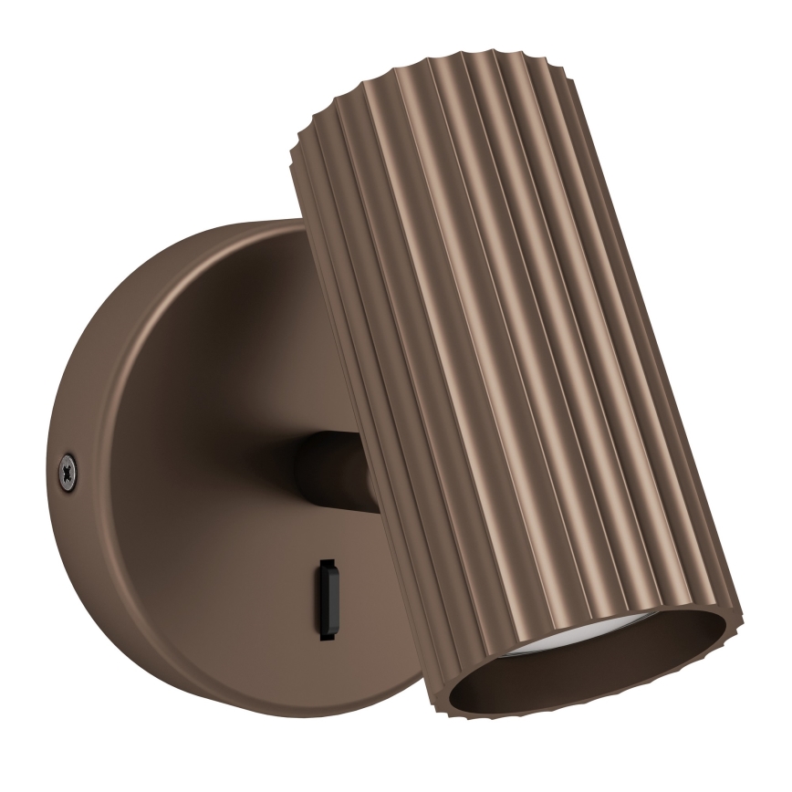 Eglo - Nástěnné bodové svítidlo 1xGU10/5W/230V hnědá