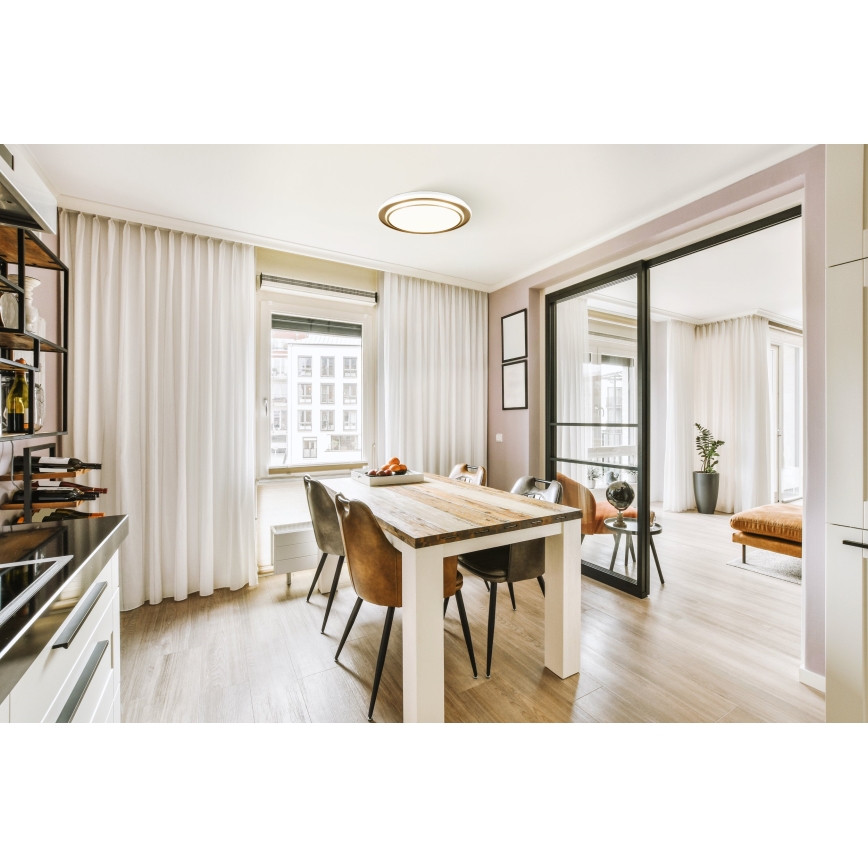 Eglo - LED Stropní svítidlo LED/36W/230V pr. 49 cm zlatá