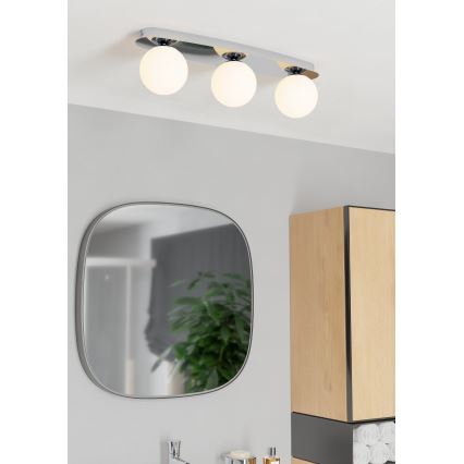 Eglo - LED Koupelnové stropní svítidlo 3xG9/4,2W/230V IP44 lesklý chrom