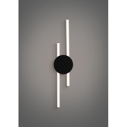 Eglo - LED Nástěnné svítidlo LED/20W/230V + LED/0,91W černá