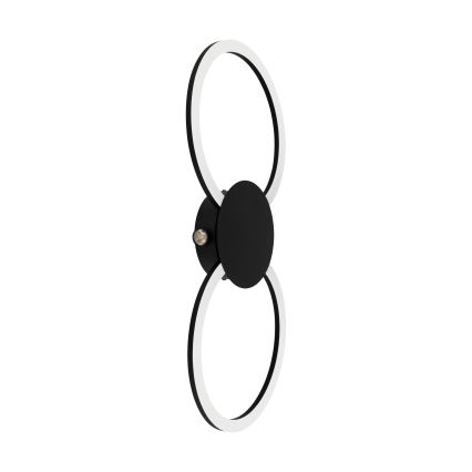 Eglo - LED Nástěnné svítidlo LED/20W/230V + LED/0,91W černá