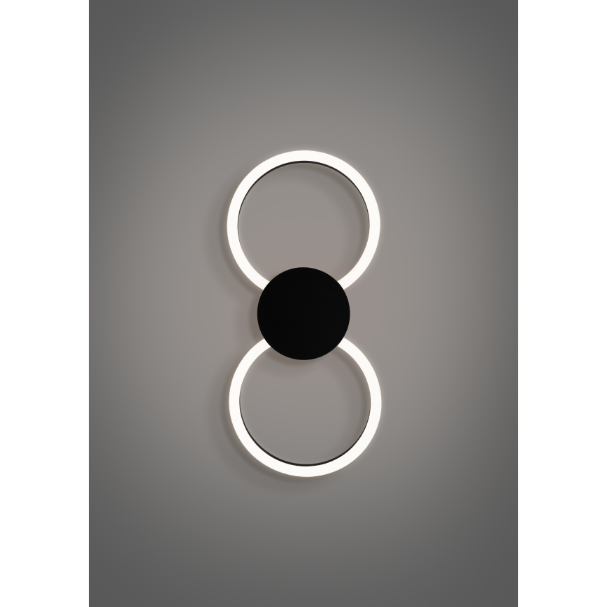 Eglo - LED Nástěnné svítidlo LED/20W/230V + LED/0,91W černá