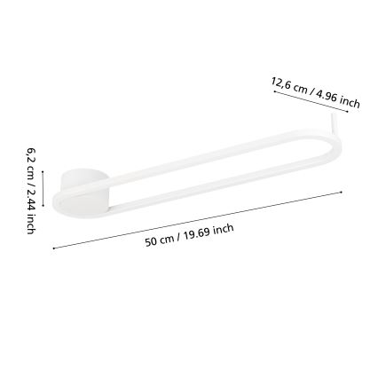 Eglo - LED Stropní svítidlo LED/24W/230V 2700/4000/6500K bílá