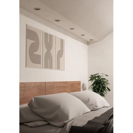 Eglo - LED Podhledové bodové svítidlo 1xGU10/4,5W/230V matný chrom