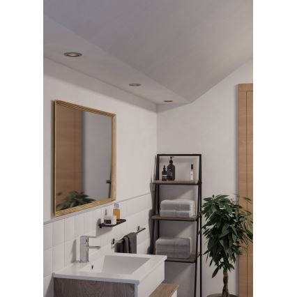 Eglo - LED Koupelnové podhledové bodové svítidlo 1xGU10/4,5W/230V IP44 matný chrom