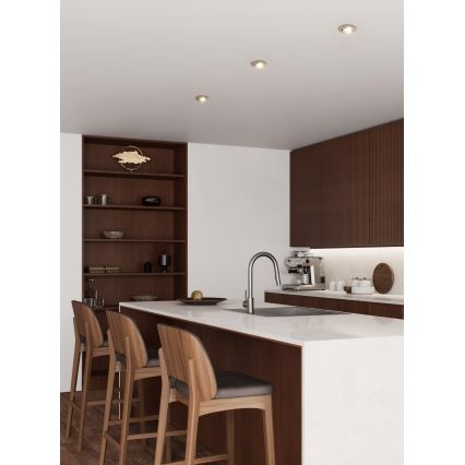 Eglo - LED Podhledové bodové svítidlo 1xGU10/4,5W/230V matný chrom