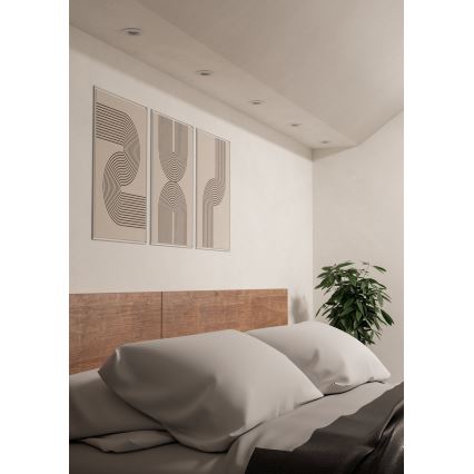 Eglo - SADA 3x LED Podhledové bodové svítidlo LED/4,8W/230V 2700/4000/6500K bílá