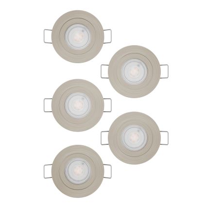 Eglo - SADA 5x LED Podhledové bodové svítidlo LED/4,8W/230V 2700/4000/6500K matný chrom