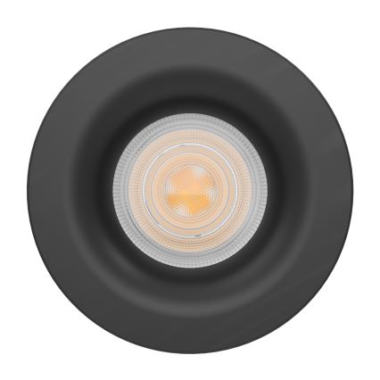 Eglo - LED Koupelnové podhledové svítidlo LED/4,9W/230V 2700/4000/6500K pr. 8,8 cm IP65 černá