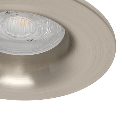 Eglo - SADA 3x LED Koupelnové podhledové svítidlo LED/4,9W/230V 2700/4000/6500K pr. 8,8 cm IP65 matný chrom