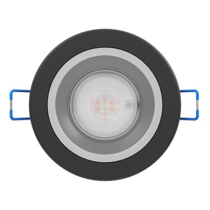 Eglo - LED Stmívatelné koupelnové podhledové svítidlo LED/4,8W/230V 2700/4000/6500K IP44 černá