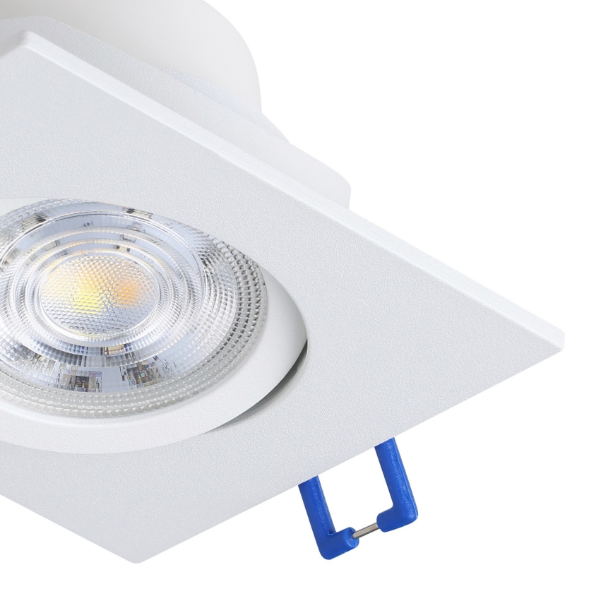 Eglo - SADA 3x LED Stmívatelné podhledové svítidlo LED/6,4W/230V 8,8x8,8 cm bílá
