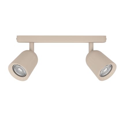 Eglo - Bodové svítidlo 2xGU10/10W/230V béžová