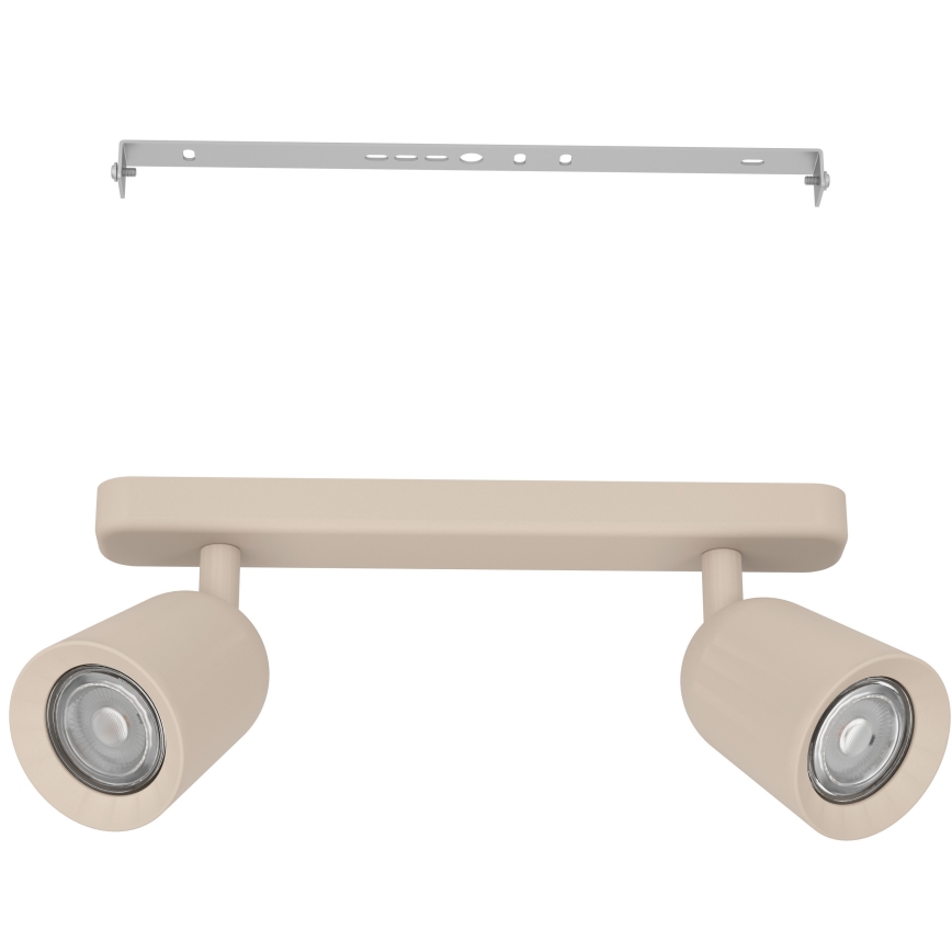 Eglo - Bodové svítidlo 2xGU10/10W/230V béžová