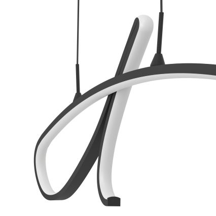 Eglo - LED Lustr na lanku LED/20W/230V 2700/4000/6500K černá