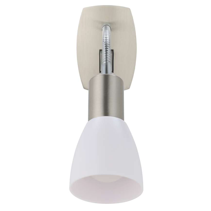 Eglo - Nástěnná lampička do zásuvky 1xE14/5W/230V matný chrom