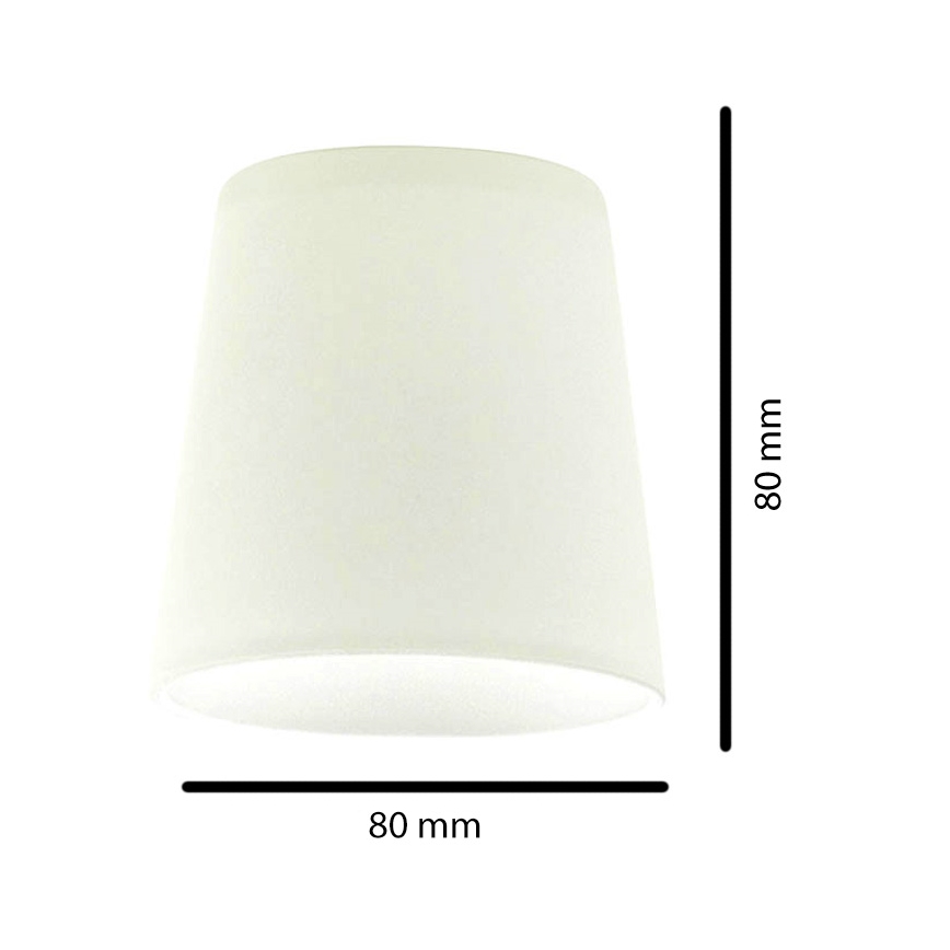 EGLO 90259 - Sklo k lustru, stolní lampě, stropnímu svítidlu a bodovému svítidlu MY CHOICE matné bílé
