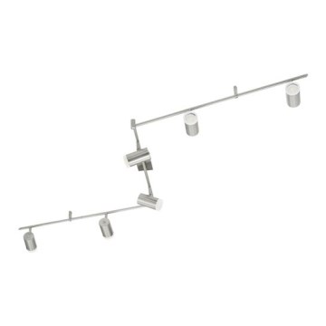 EGLO 90348 - Bodové svítidlo VIVIAN 6xGU10/9W matný chrom / bílá EGLO 90348 - Bodové svítidlo VIVIAN 6xGU10/9W matný chrom / bílá