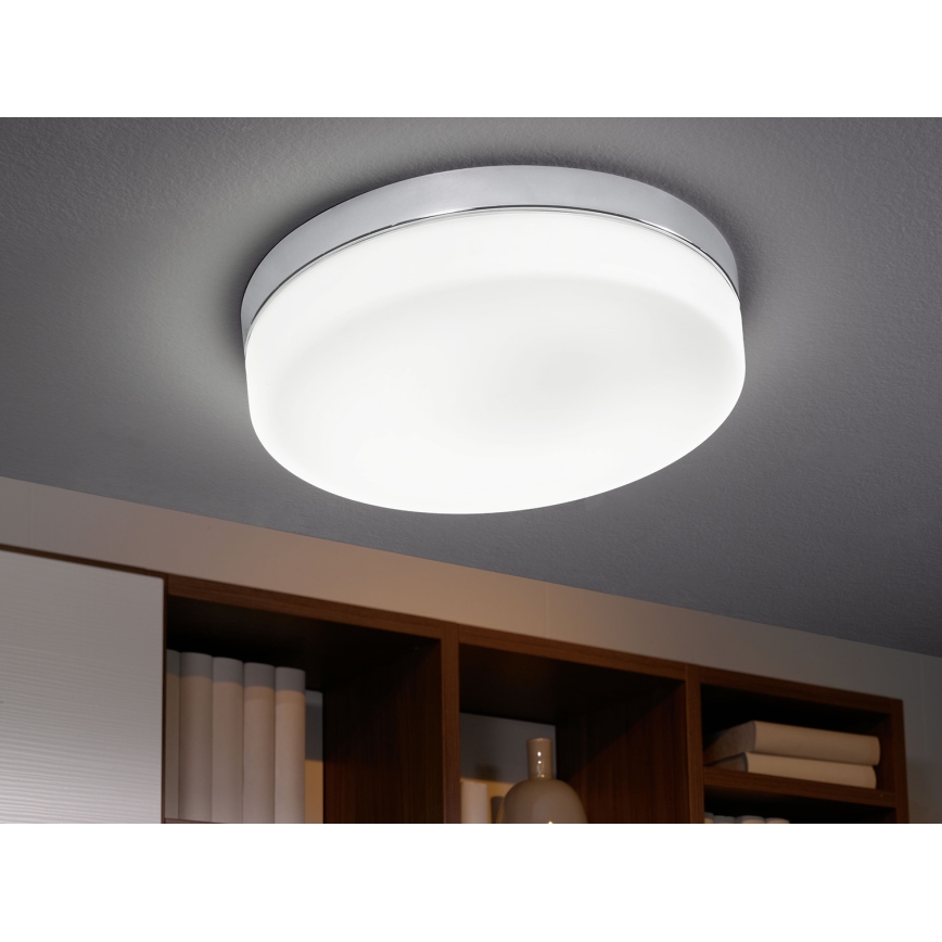 EGLO 90568 - Koupelnové svítidlo stropní LORA 1x2GX13/22W opálové sklo