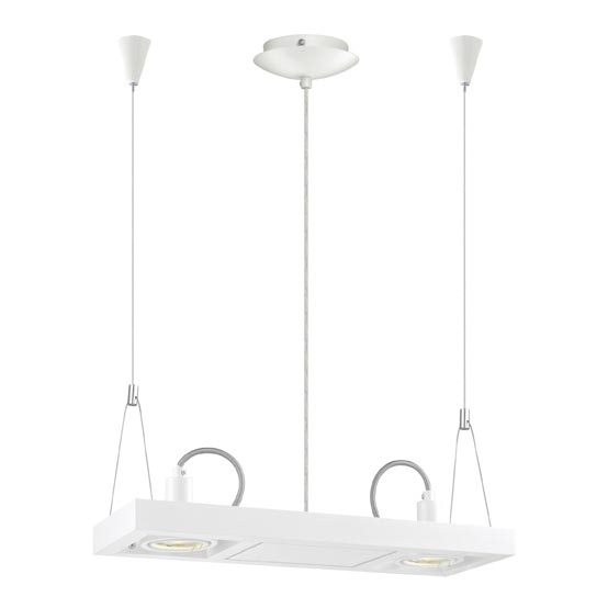 EGLO 90688 - Závěsné svítidlo VECTUS 2xGU5,3/50W