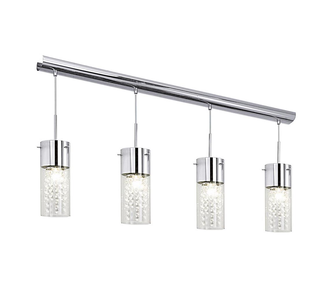 Eglo Eglo 90696 - Lustr na lanku DIAMOND 4xE14/60W/230V křišťál EG90696