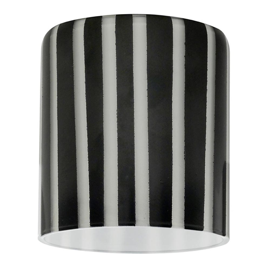 Eglo 90858 - Stínidlo k lustru, stolní lampě, stropnímu svítidlu a bodovému svítidlu MY CHOICE E14 pr. 7 cm černo-bílá