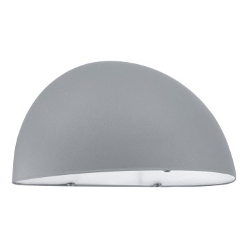 EGLO 90866 - Venkovní nástěnné svítidlo LEPUS 1xE27/40W stříbrná / bílá EGLO 90866 - Venkovní nástěnné svítidlo LEPUS 1xE27/40W stříbrná / bílá