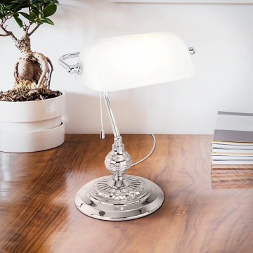 Eglo 90968 - Stolní lampa BANKER E27/60W Eglo 90968 - Stolní lampa BANKER E27/60W