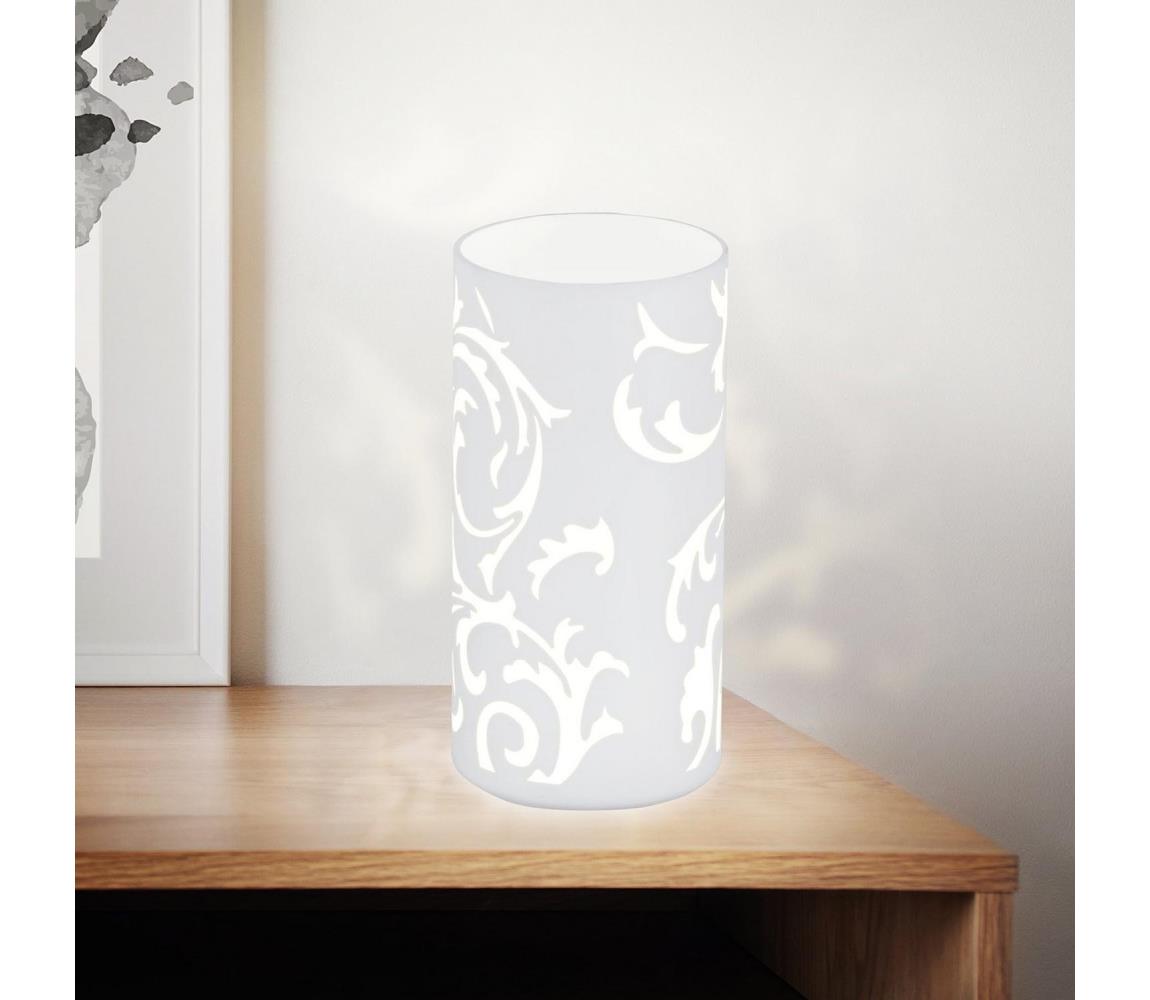 EGLO 91242 - Stolní lampa GEO 1xE14/60W/230V bílá 91242
