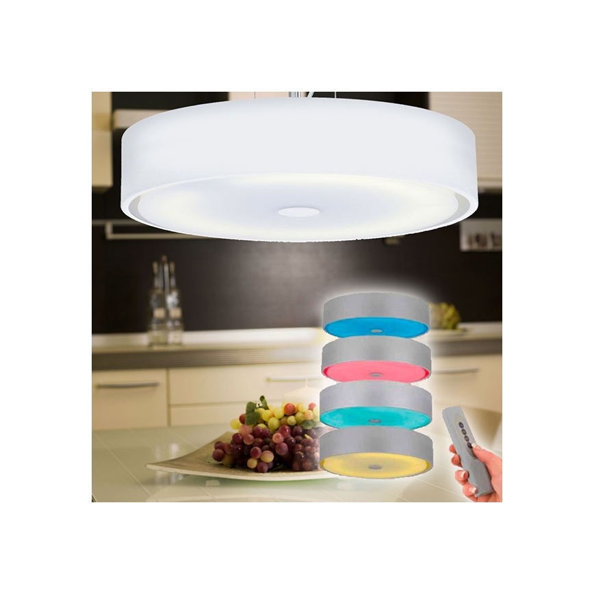 EGLO 91338 - Lustr závěsný CORONA 1x2GX13/55W bílá