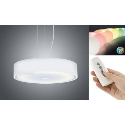 EGLO 91338 - Lustr závěsný CORONA 1x2GX13/55W bílá