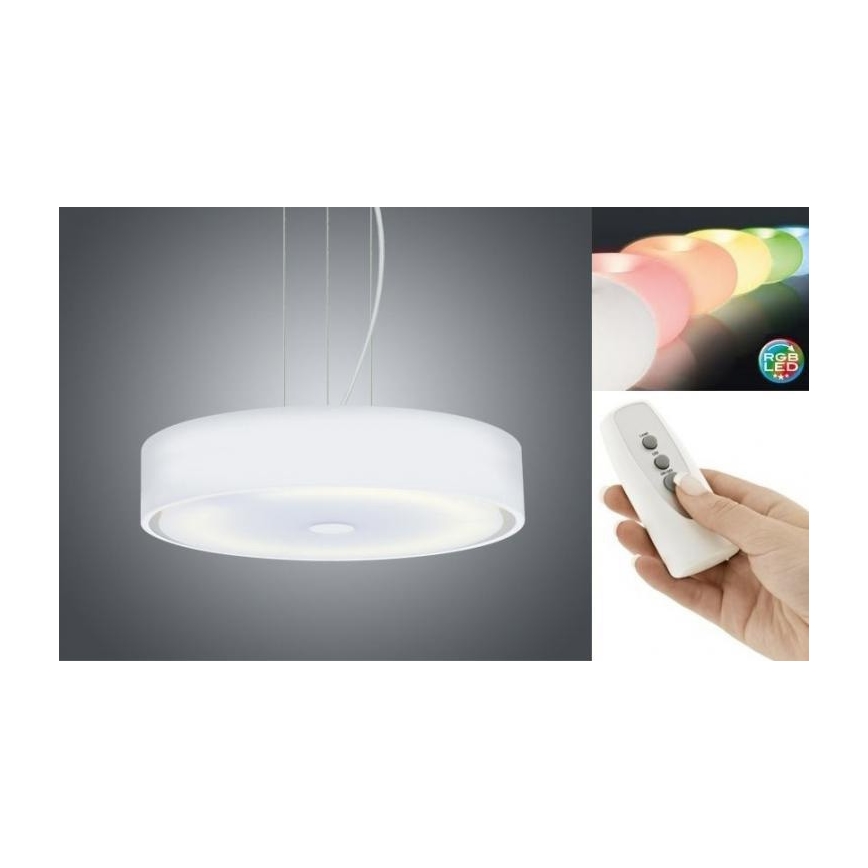 EGLO 91338 - Lustr závěsný CORONA 1x2GX13/55W bílá