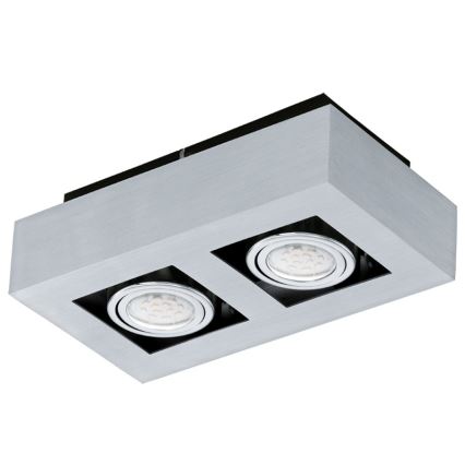 Eglo - LED Bodové svítidlo 2xGU10-LED/5W/230V