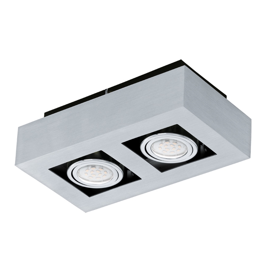 Eglo - LED Bodové svítidlo 2xGU10-LED/5W/230V