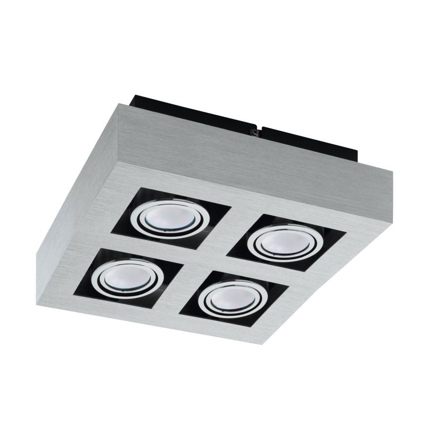 Eglo - LED Bodové svítidlo 4xGU10-LED/5W/230V